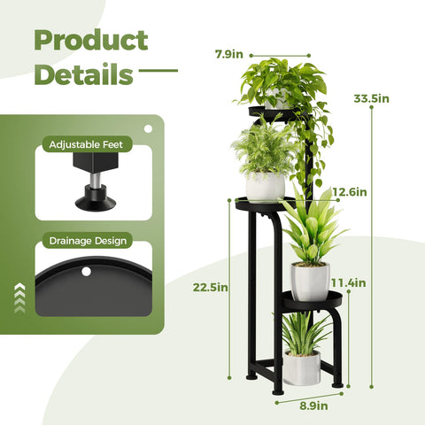 Bamworld drainage trays for plants, helps prevent water buildup.