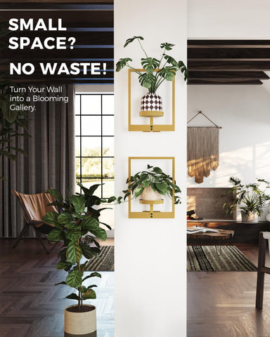 Bamworld Gold durable metal construction ensures stability for indoor and outdoor use.