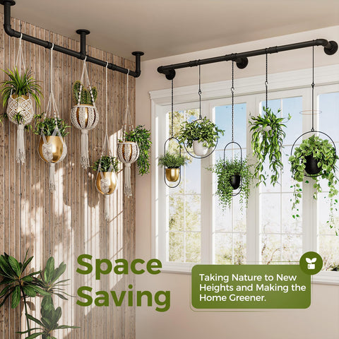 Bamworld hardware included image highlights easy wall or ceiling mounting.
