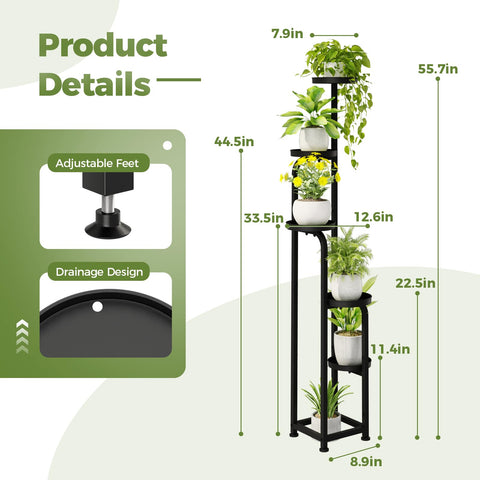 bamworld indoor outdoor plant stand setup versatile for living rooms or patios