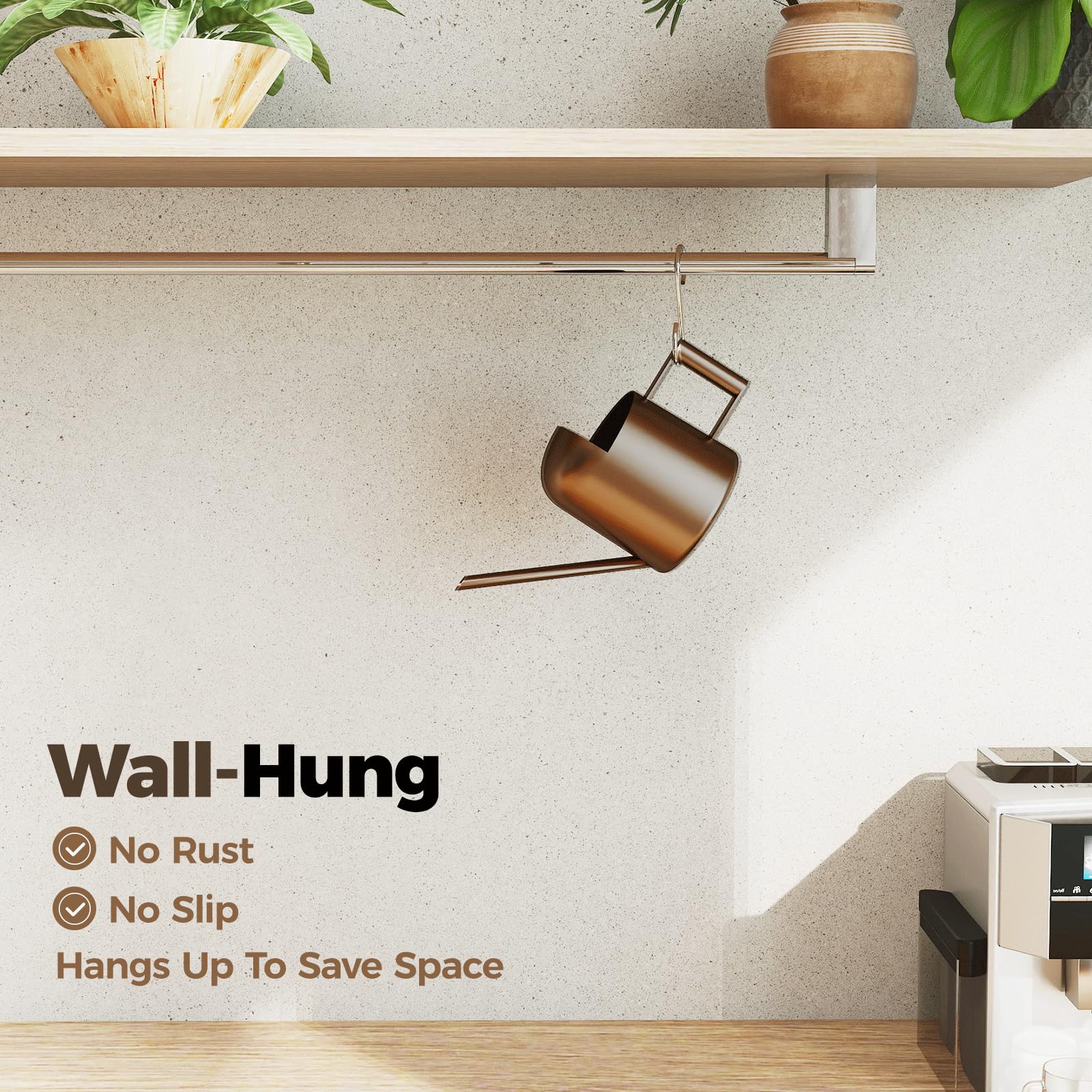 Indoor and outdoor use: Bamworld watering can for various plants