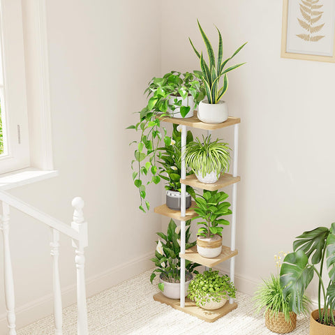Bamworld indoor plant display emphasizes versatile decor for living rooms and balconies.