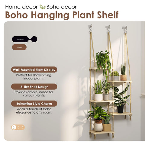 Bamworld indoor wall decor highlights your plants and living space.