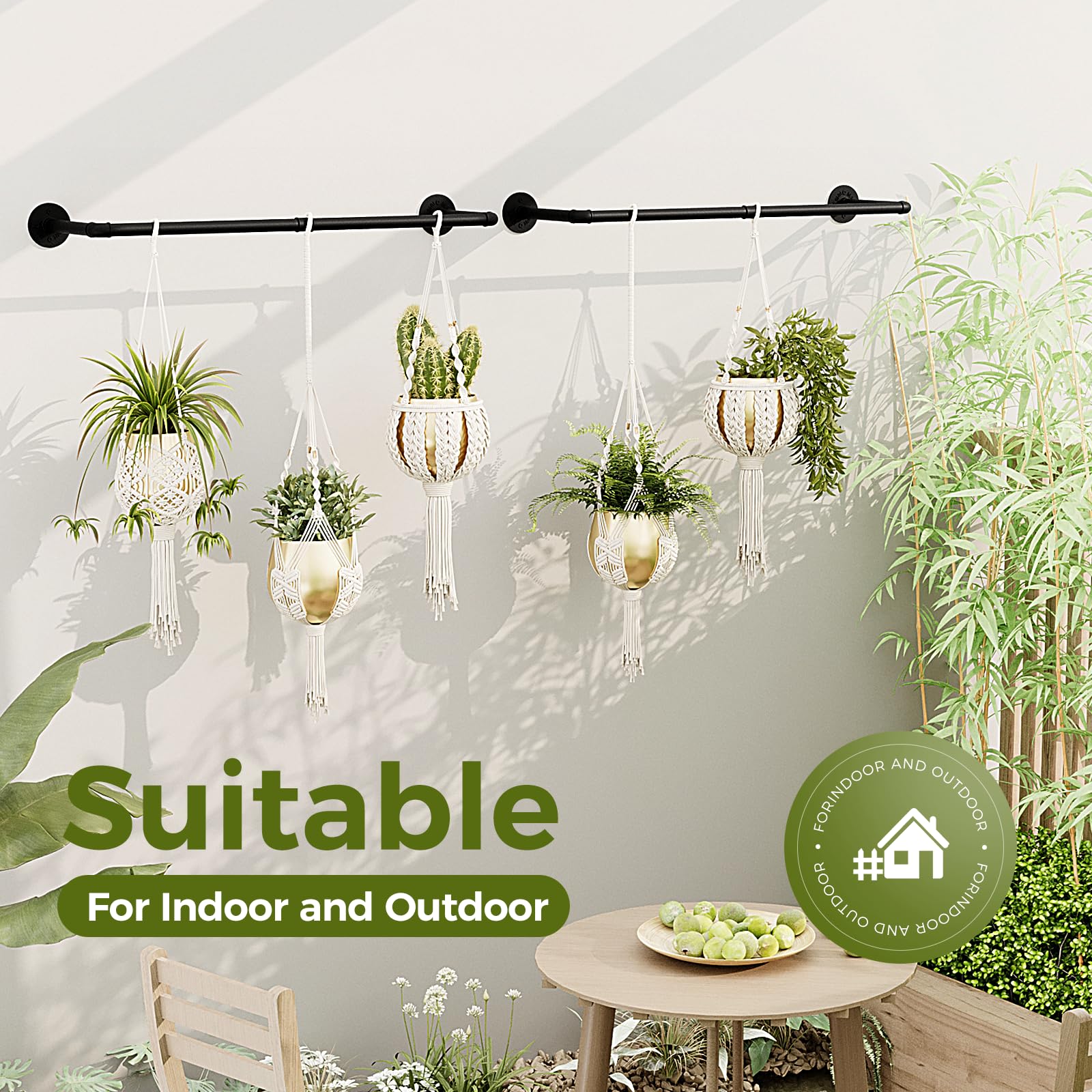 Bamworld indoor wall-mount bars offer flexible placement options.
