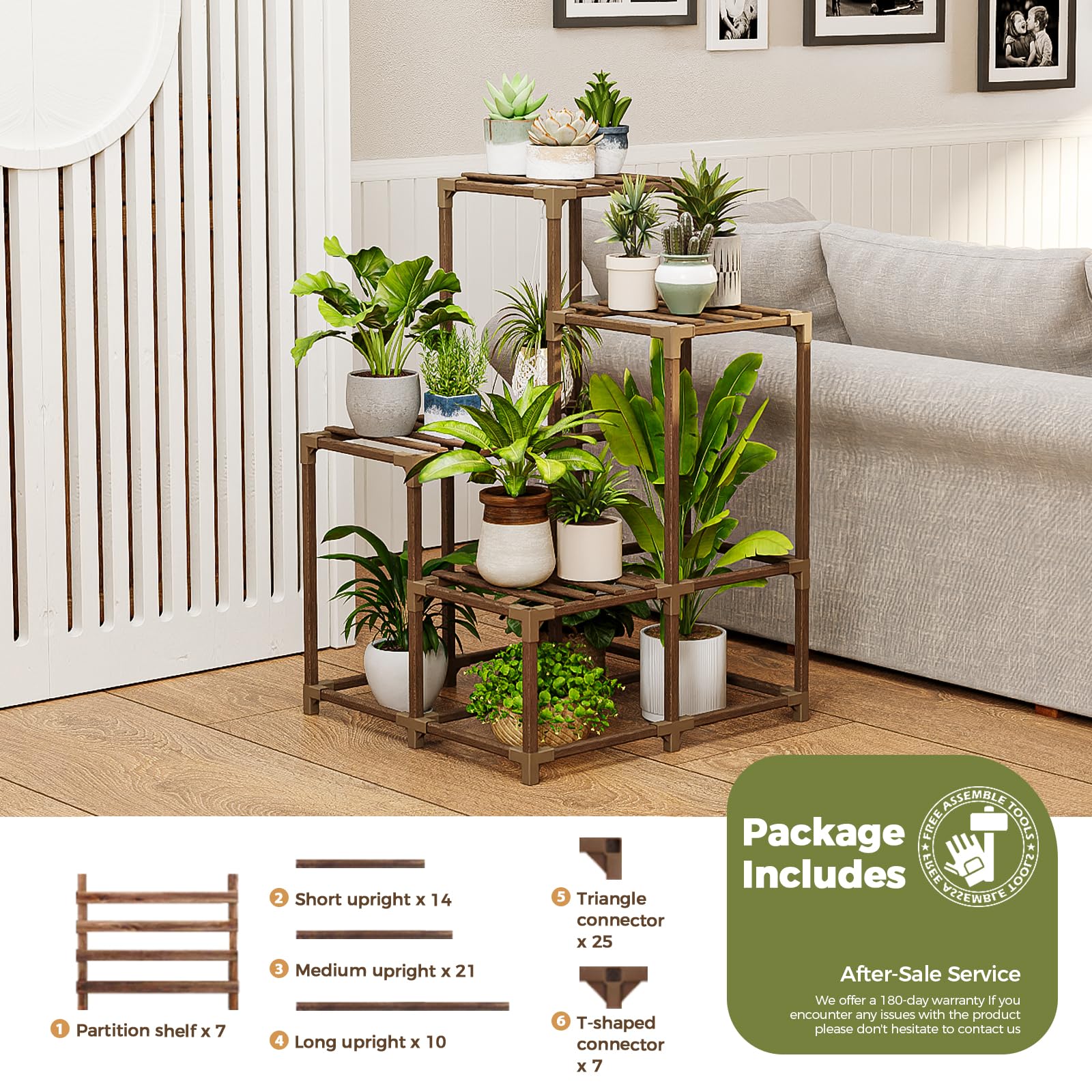 Bamworld living-room plant display brings natural warmth to home decor