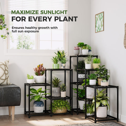 Bamworld metal plant rack delivers durable, screw-free stability for daily use