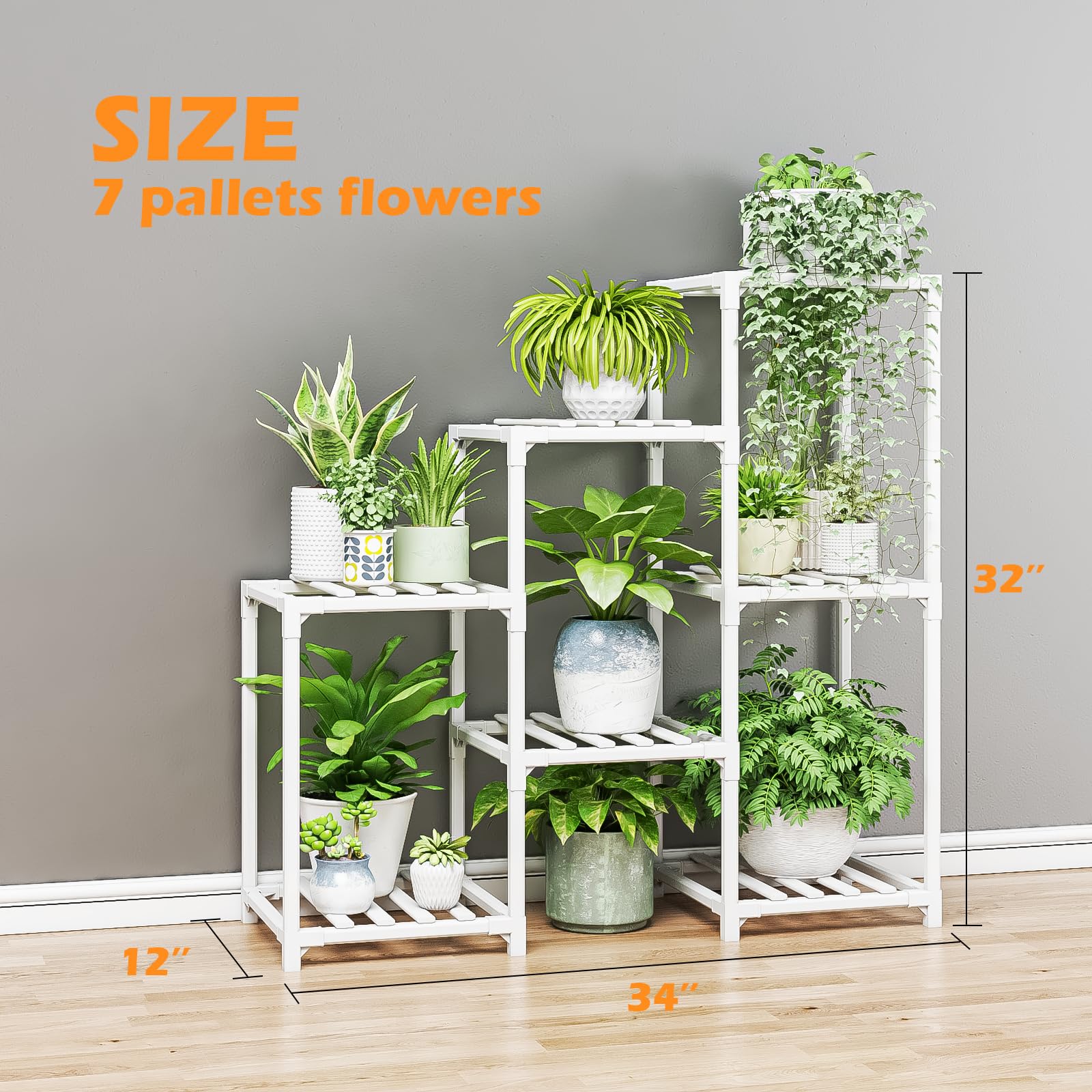 Bamworld natural bamboo plant display adds warmth to home and office.