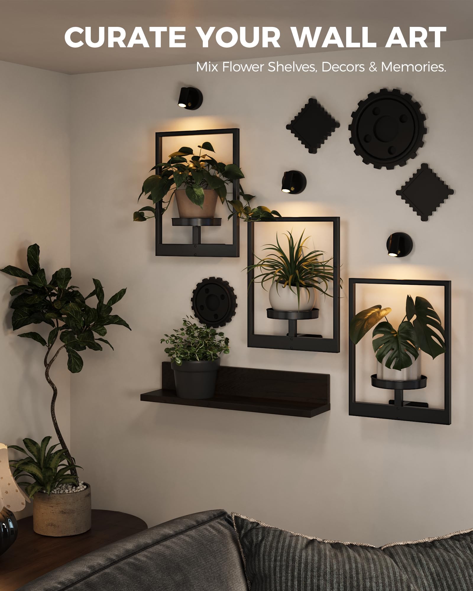Bamworld outdoor balcony-friendly planters add green style
