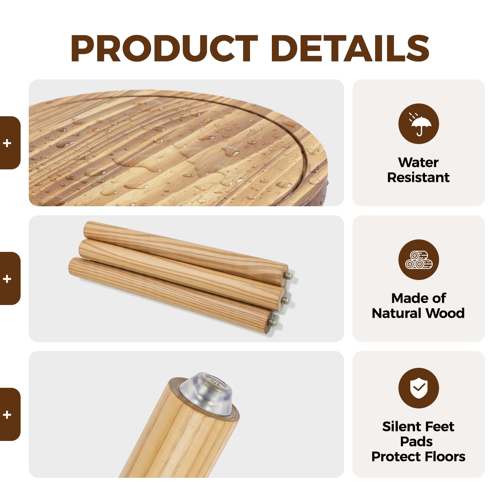 Bamworld plant stand assembly guide with simple tool-free setup