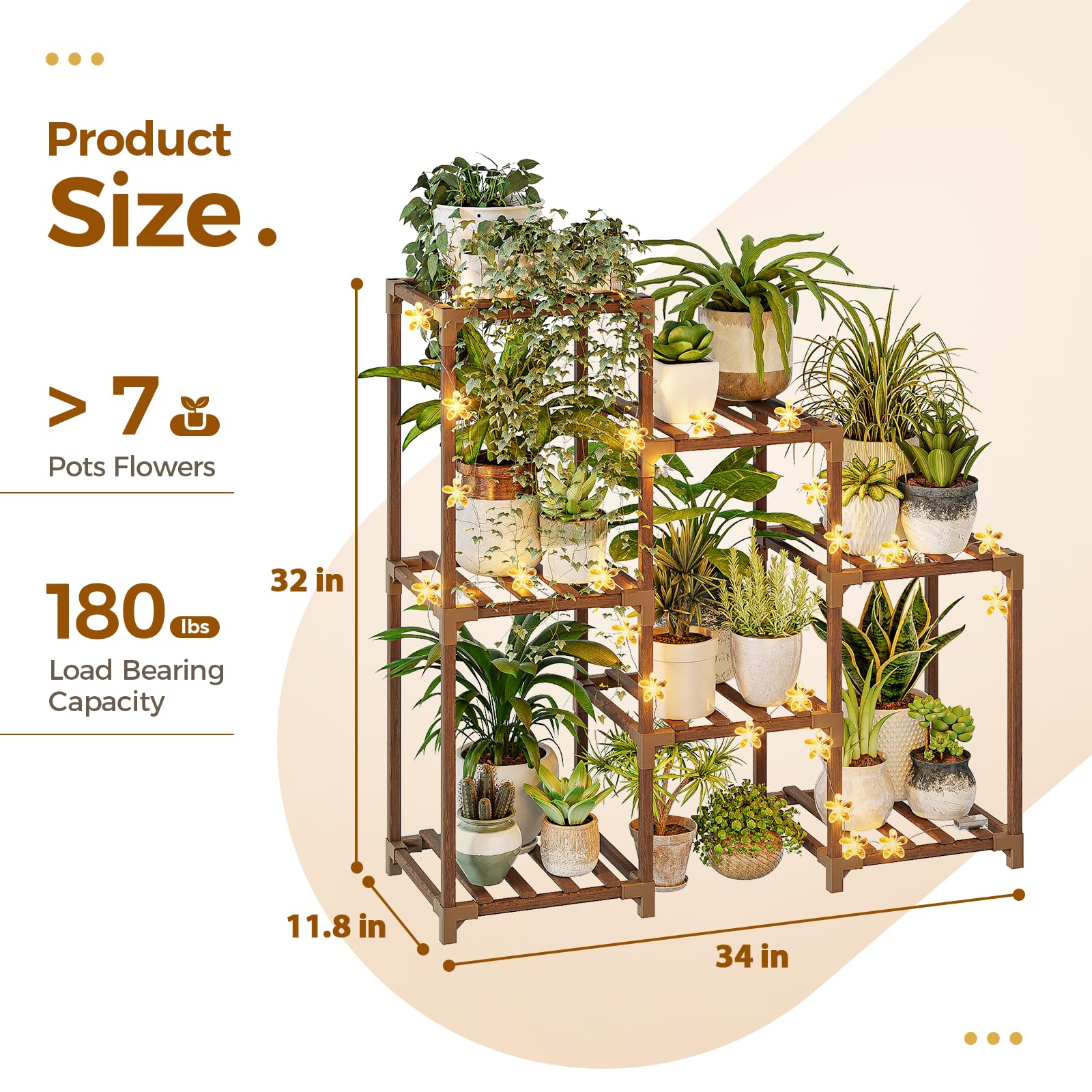 Bamworld 3-tier stand assembles quickly with clear instructions.