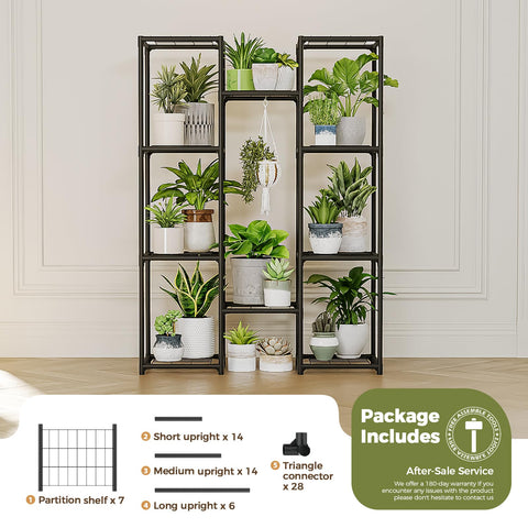 Bamworld versatile garden display for patio and yard.