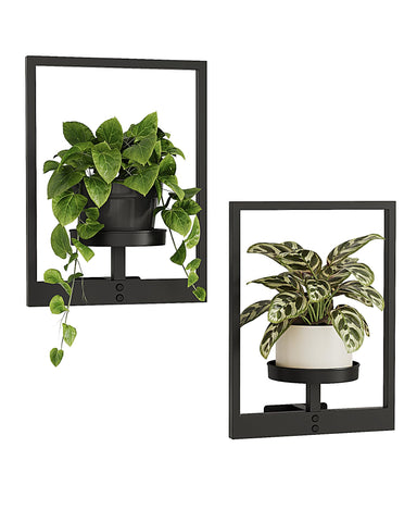 Bamworld plant stand indoor-wall decor displays compact greenery in a modern setting.