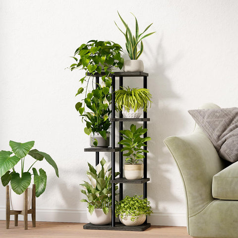 Bamworld plant stand versatile display for flowers, succulents, and decor items.