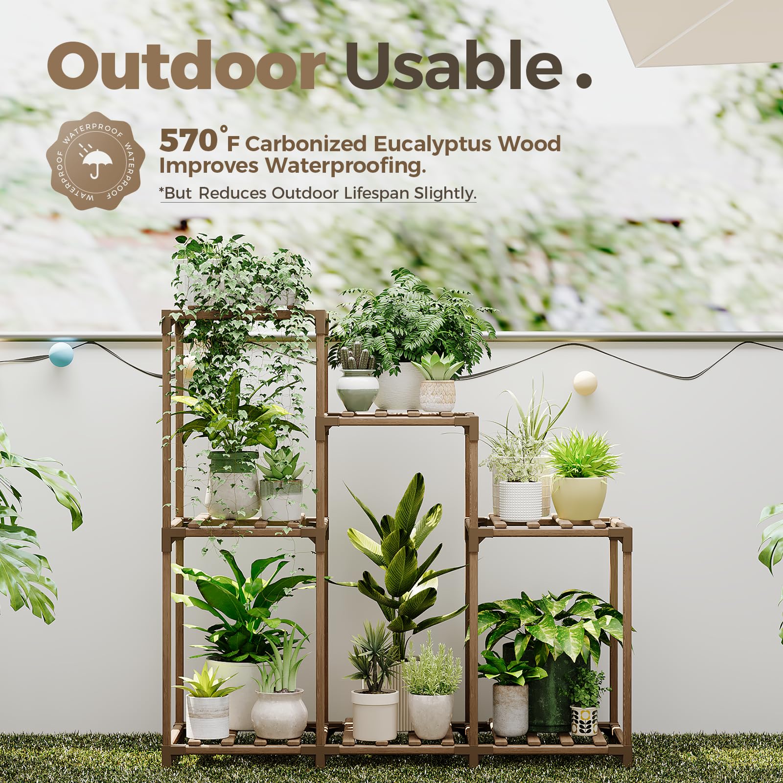 Bamworld 3-tier plant stand is durable and easy to assemble.