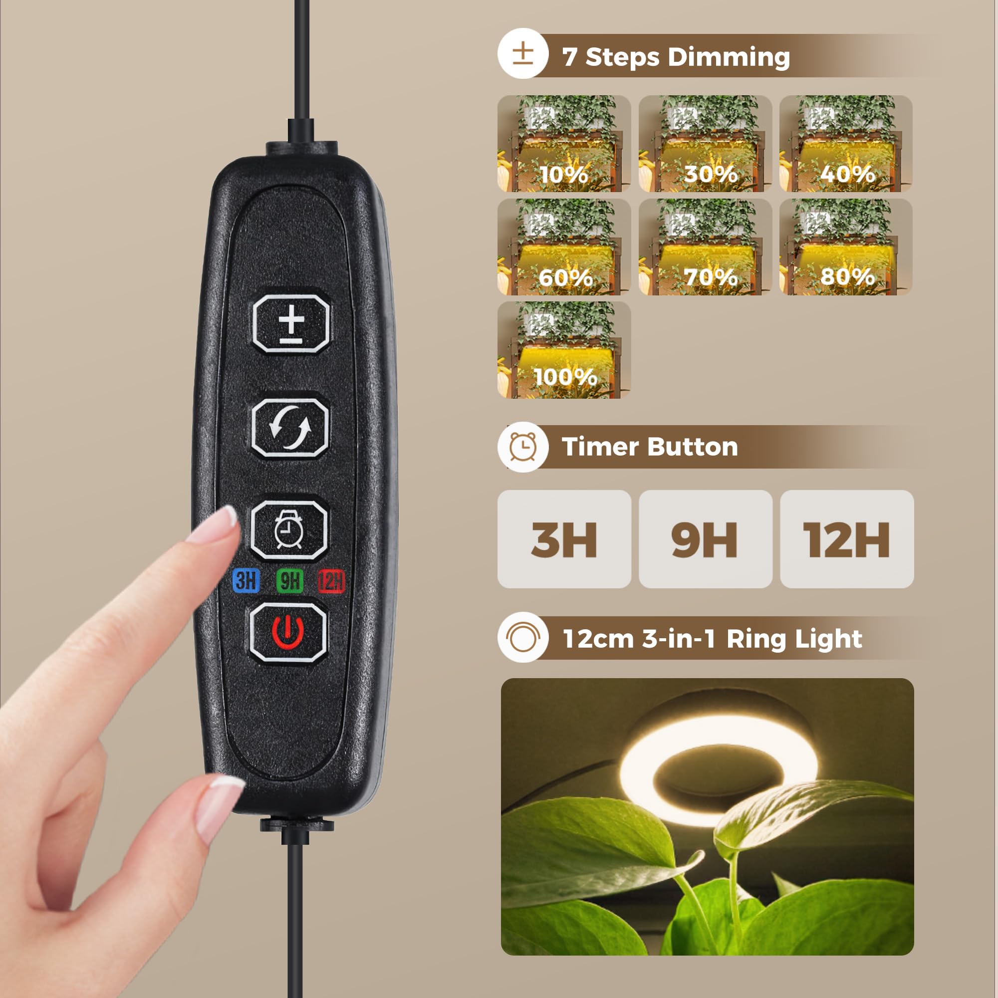 Bamworld programmable timers guide light cycles for healthy plant care.