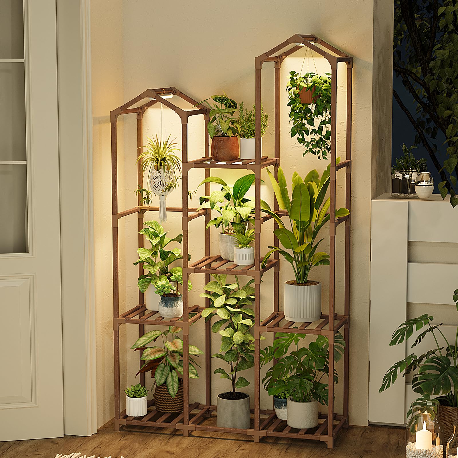 Bamworld carbonized solid wood frame is durable and eco-friendly.