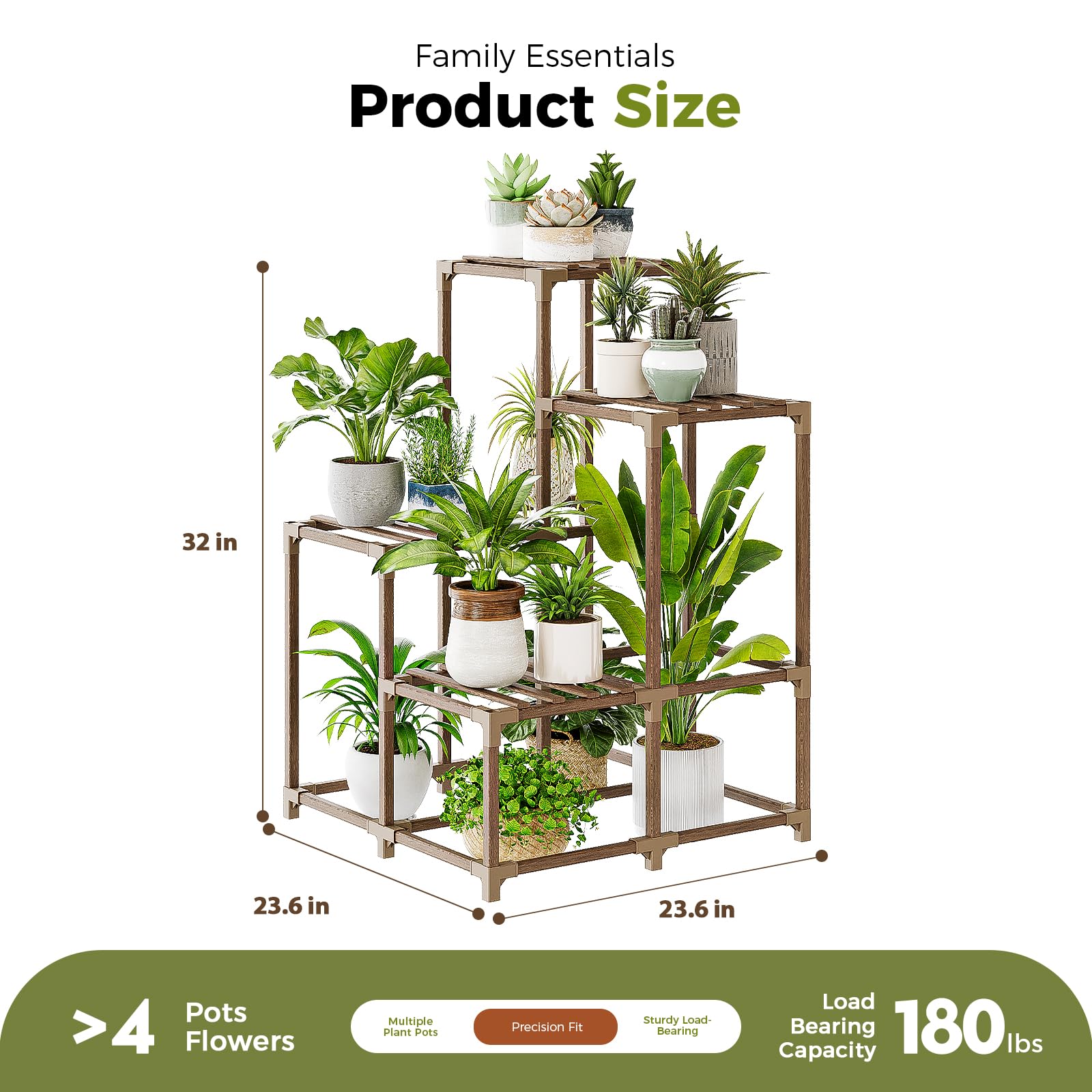 Bamworld space-saving rack keeps multiple pots neatly organized