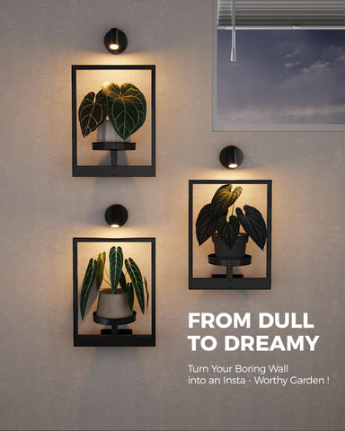 Bamworld vertical plant display maximizes space and mood