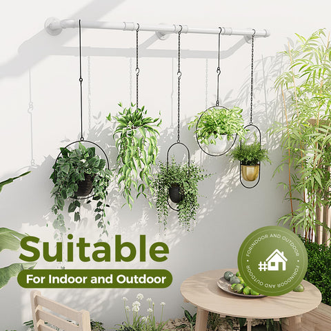 Bamworld white finish complements modern interiors and greenery displays