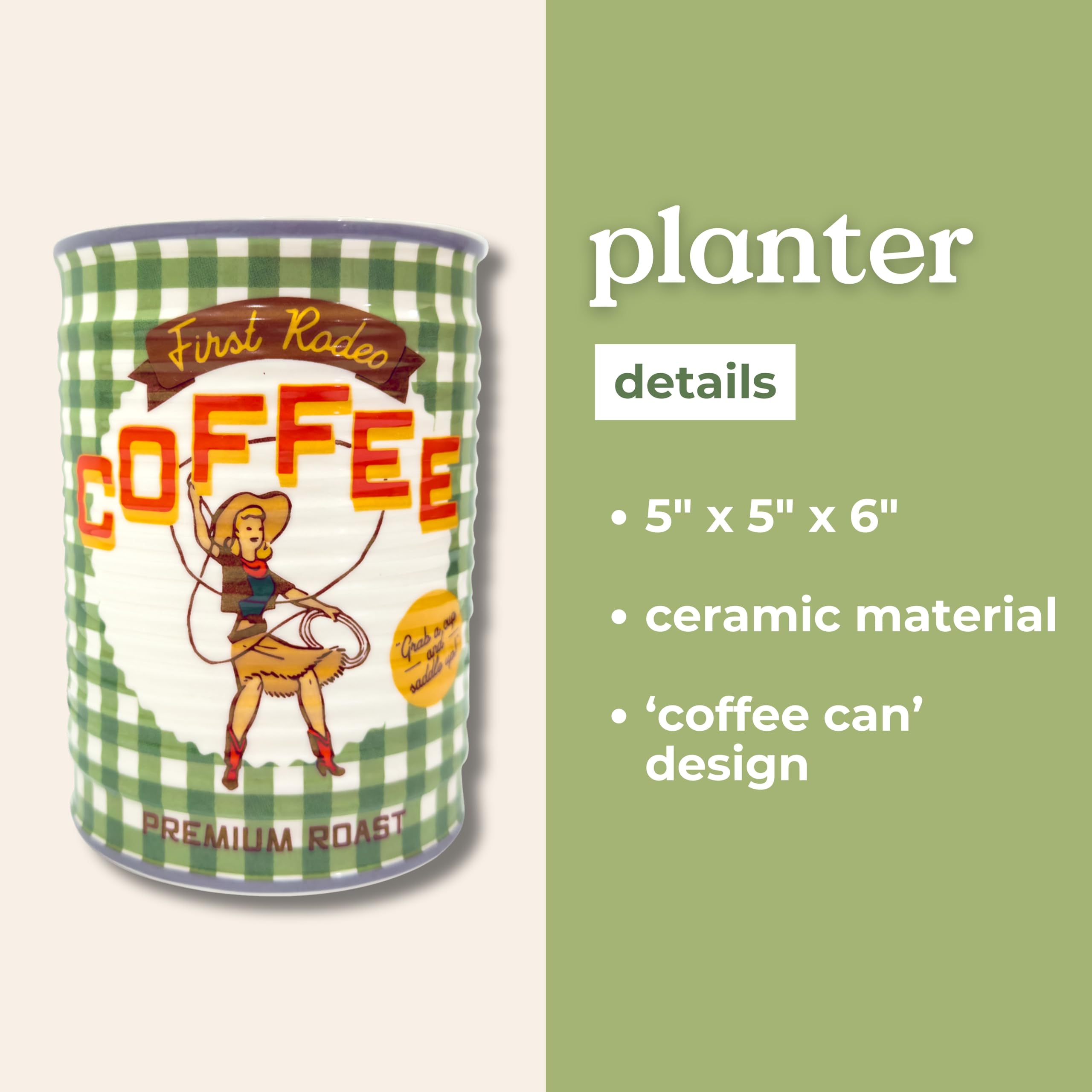 Ban-do ceramic planter displayed on living room shelf.