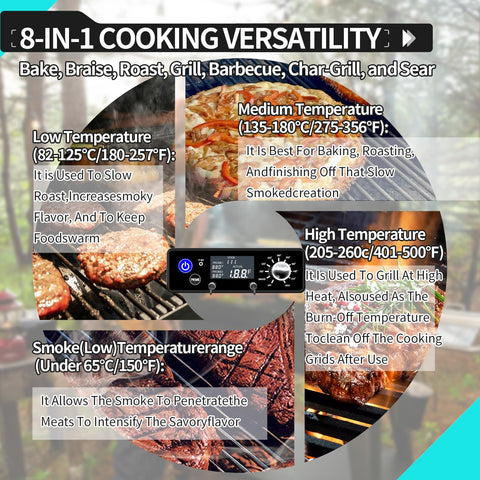 Banbitebq AC03P9 8-in-1 cooking modes support diverse techniques