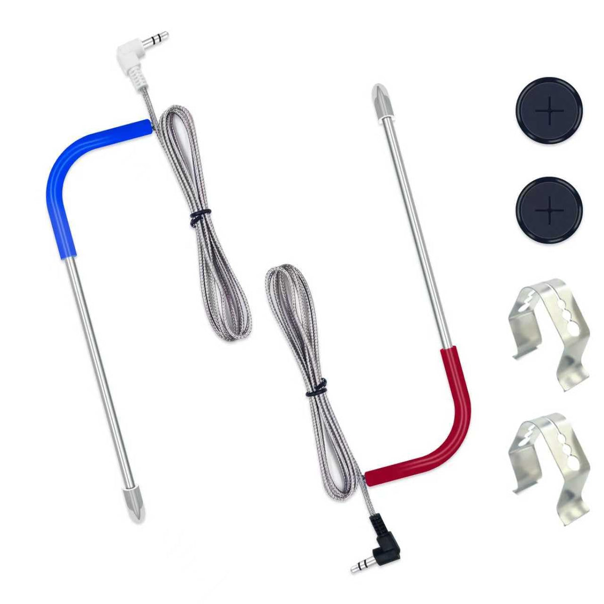 Banbitebq two-pack meat probes for Traeger BAC431—precise temps during grilling.