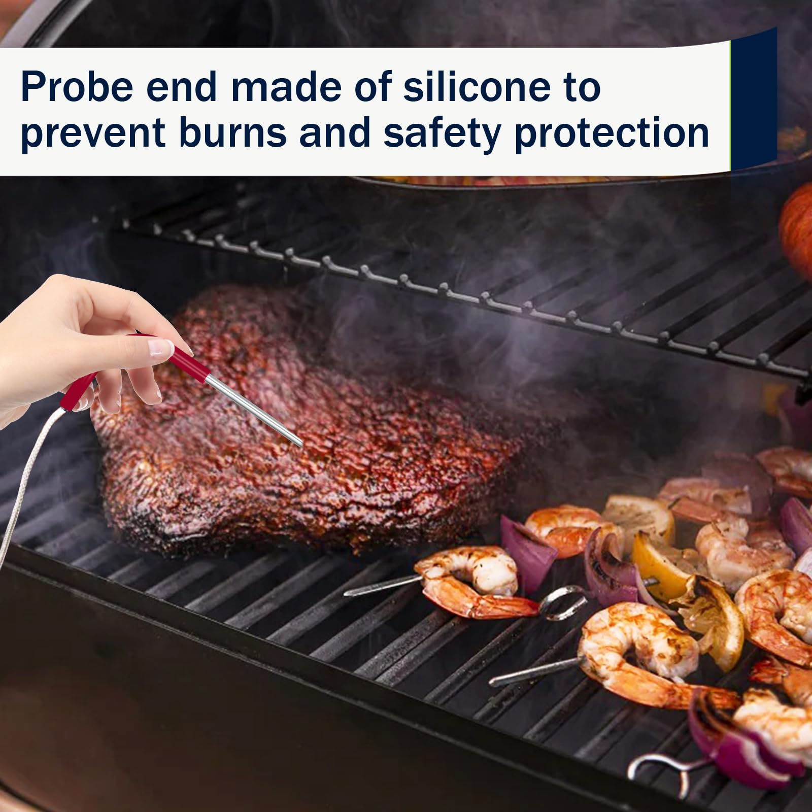 Banbitebq silicone grommets—secure probe installation for steady readings.
