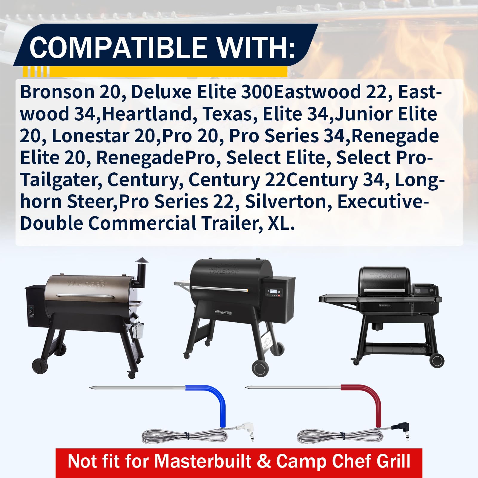 Banbitebq stainless steel probe tip—durable and heat-resistant for robust cooking.