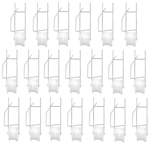 Bandelt tomato trellis roller hook 20-pack provides sturdy garden support for vertical growth.