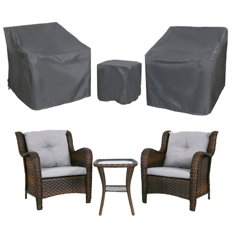 Baner Garden grey outdoor cover blends with patio décor.