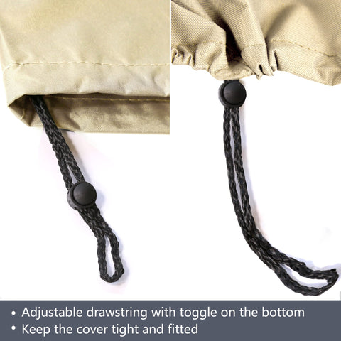 Baner Garden storage bag included for compact off-season storage.