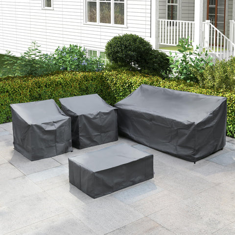Baner Garden coffee table cover keeps the surface dry and clean.