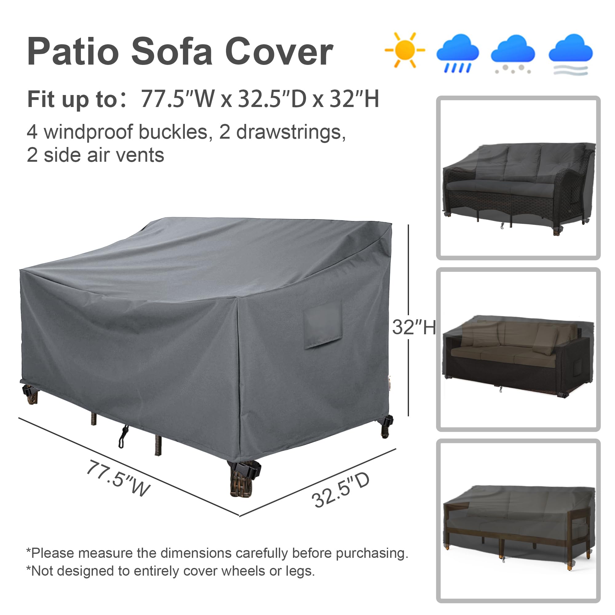 Baner Garden storage bag included for easy storage when not in use.