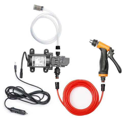 Bang4buck portable intelligent pressure-washer-pump for on-the-go cleaning.