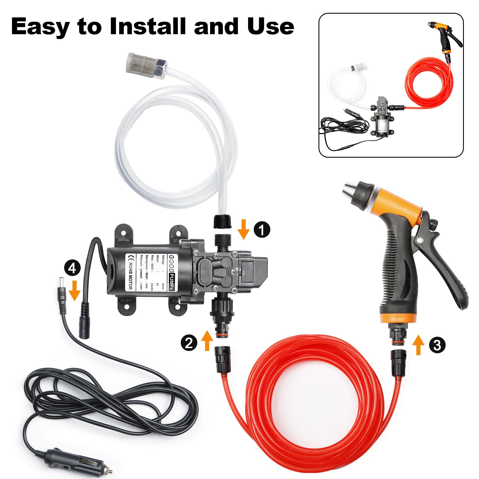 Bang4buck start-stop automatic feature simplifies operation.