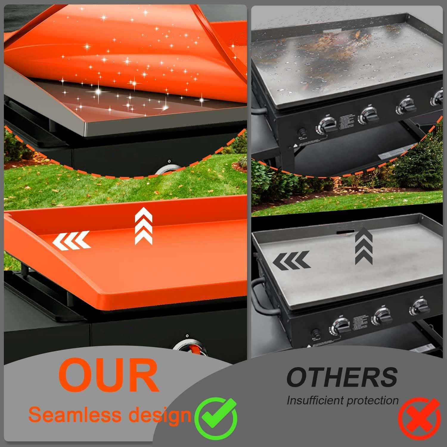 BANGIE easy-clean design enables quick wipe-down after grilling sessions