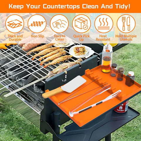 BANGIE grill mat easy to clean and dishwasher safe