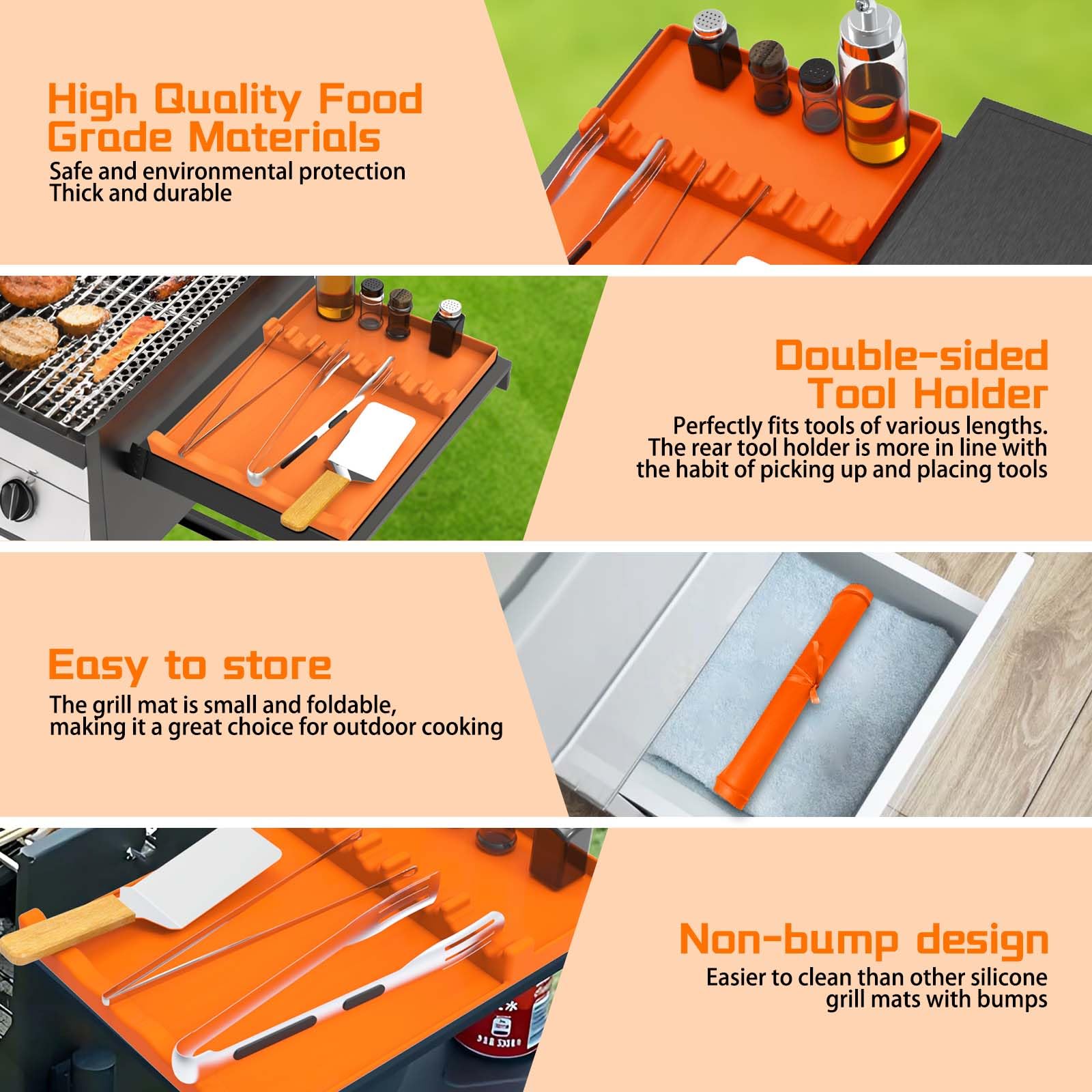 BANGIE grill mat presented as a gift for BBQ lovers