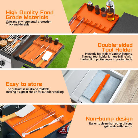 BANGIE grill mat presented as a gift for BBQ lovers