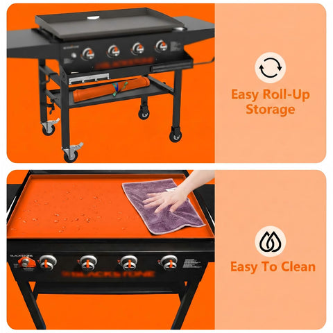 Premium food-grade silicone safe for direct contact with food surfaces