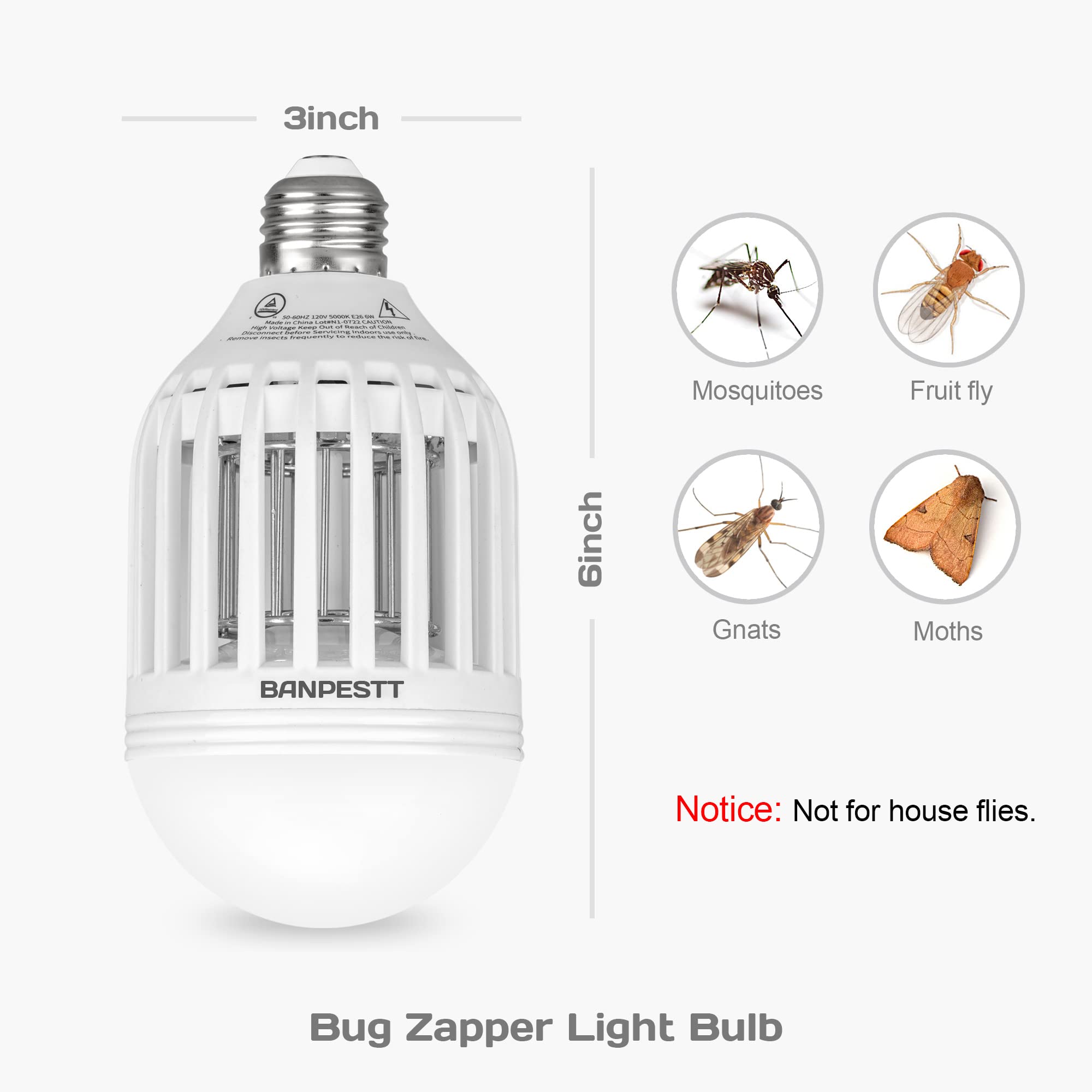 BANPESTT indoor-outdoor zapper shown on porch, ideal for patios and yards