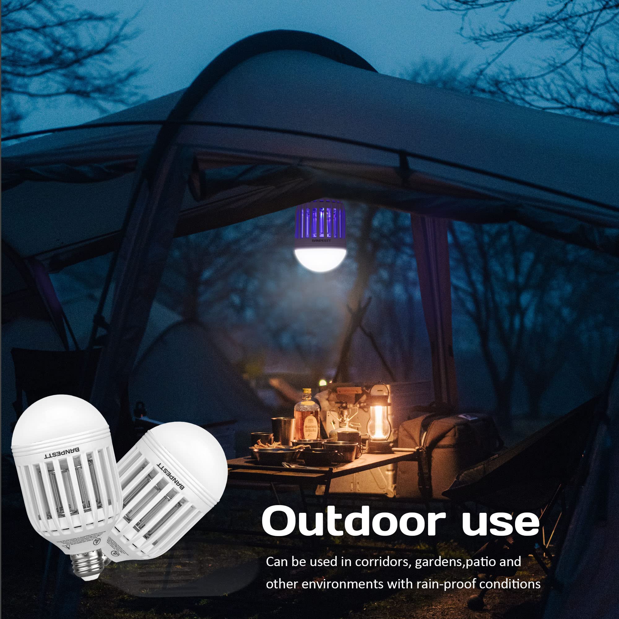 BANPESTT LED light with 30,000 hours lifespan supports long-term use