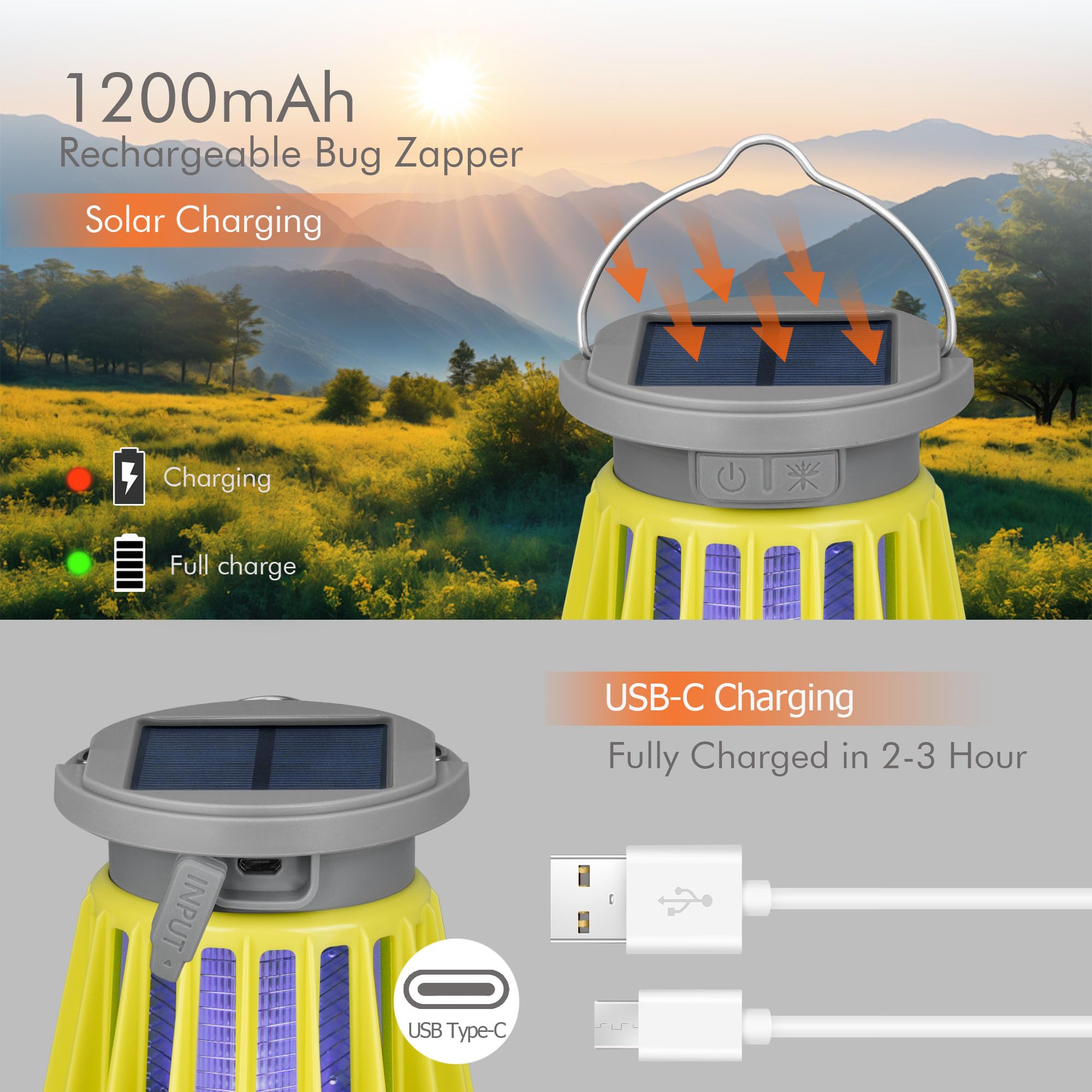 BANPESTT LED light mosquito killer mode for patios and decks