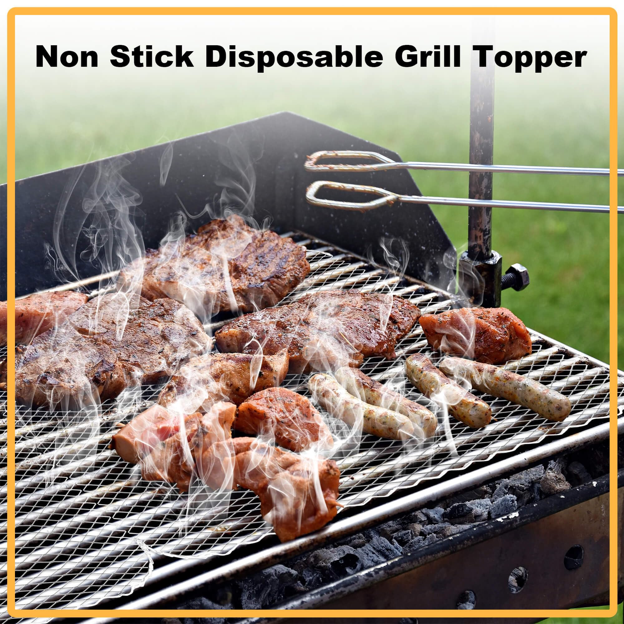 BaokiTook disposable aluminum grill mats withstand high heat