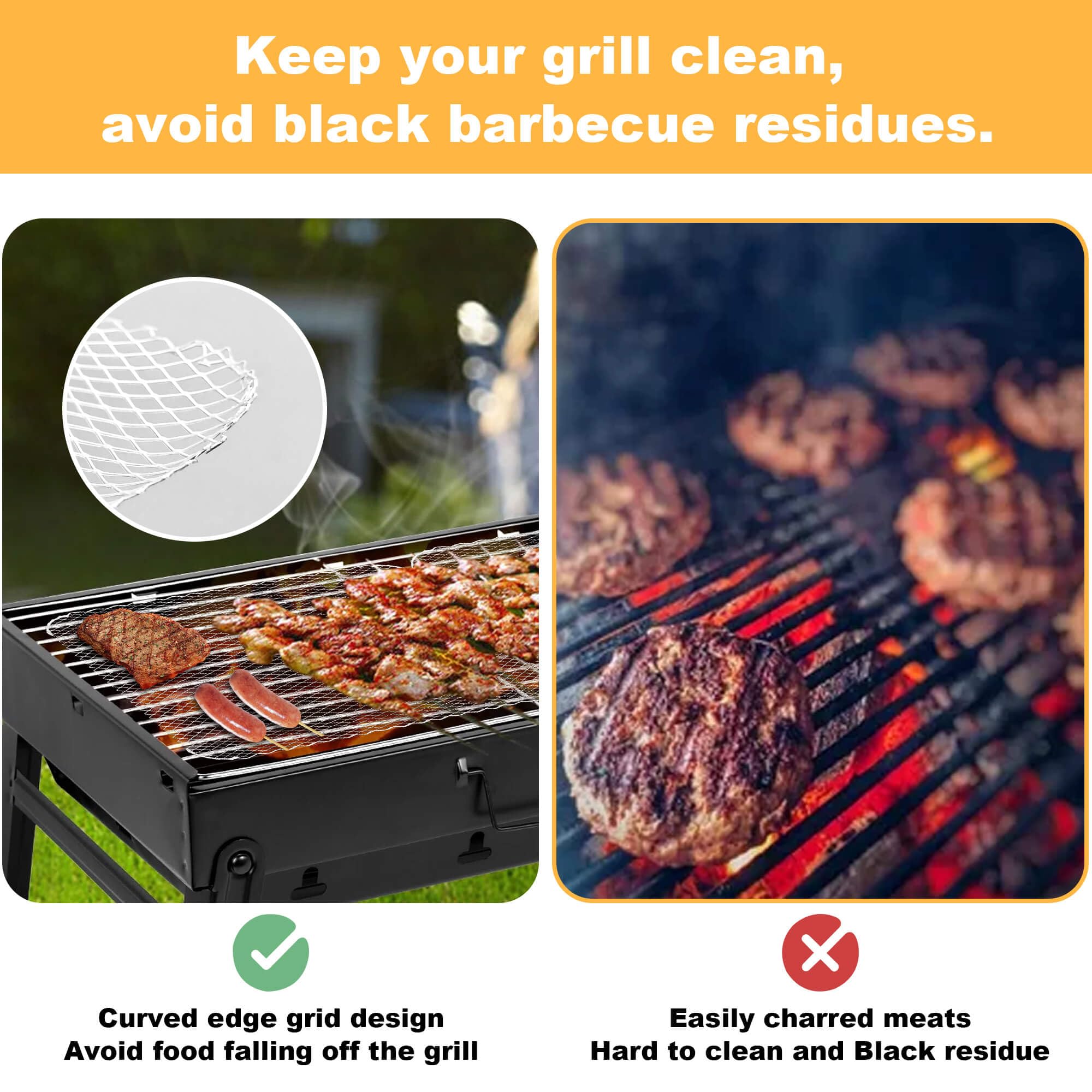 BaokiTook toppers fit gas, charcoal and electric grills