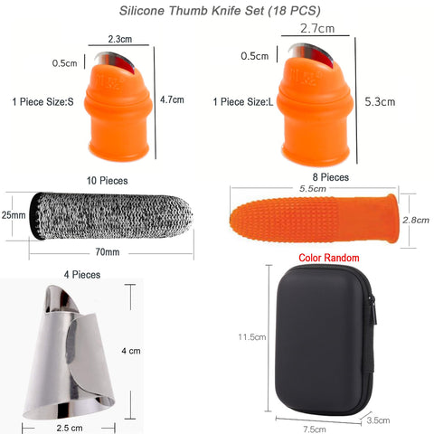 Baoton big silicone picking knife with separable sleeve for versatile garden harvesting.