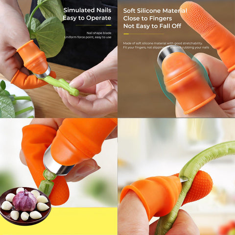 Baoton steel thumb knives deliver durable cuts during harvesting tasks.