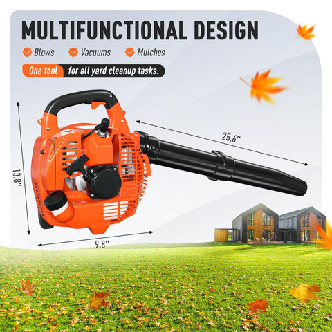 Baotree leaf blower 200-mph-wind delivers powerful debris clearing for driveways.