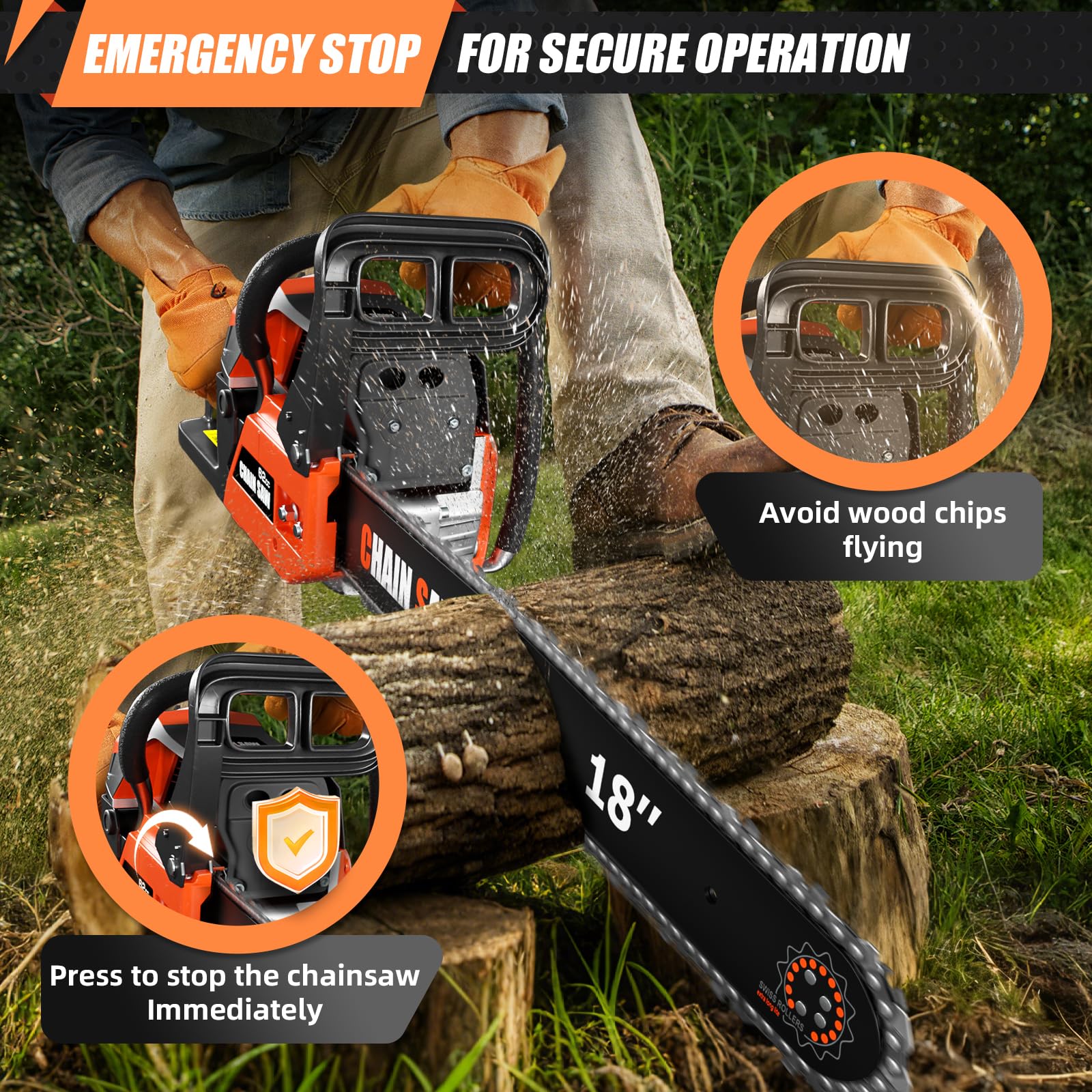 Baotree lightweight design at 14 lb reduces operator fatigue