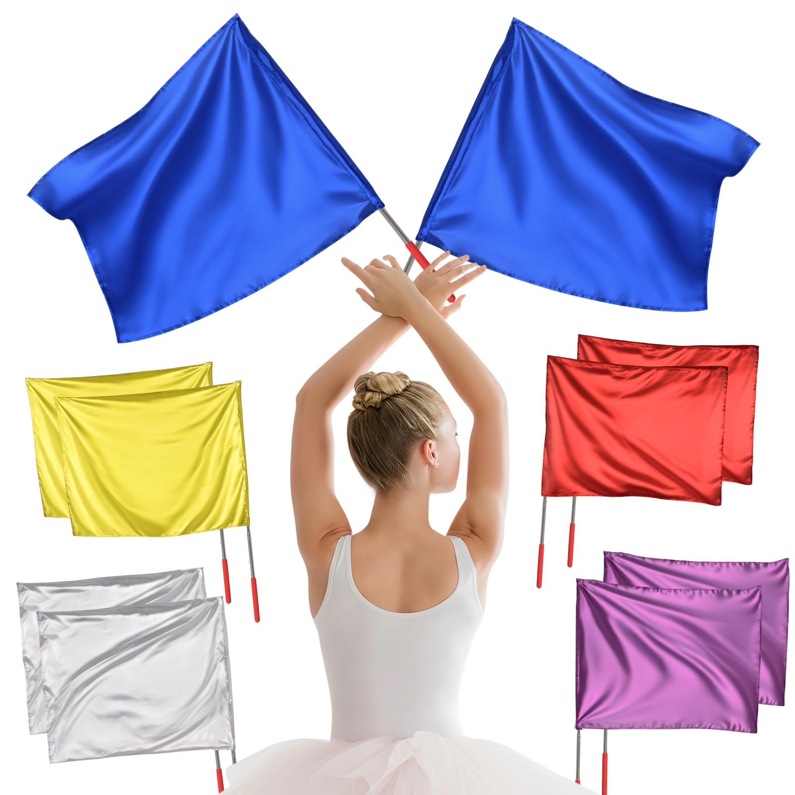 Baoxialikemao worship flag set for dynamic church dance visuals.
